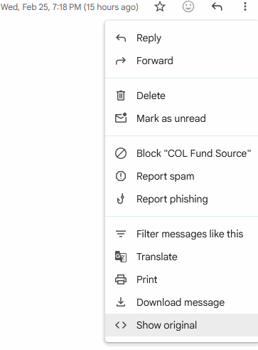Email Header
