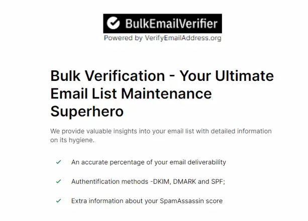 BulkEmailVerifier.com - Your Ultimate Email List Maintenance Superhero